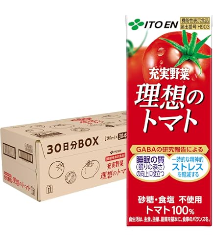 理想のトマト 充実野菜 伊藤園 200ml 紙パック 4ケース 96本1本73円 Amazon.co.jp: 伊藤園 理想のトマト 200ml紙パック 96本 24本入×4