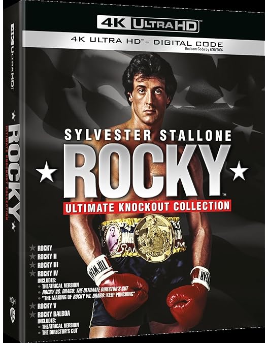 Amazon.co.jp: ロッキー ブルーレイコレクション(6枚組) [Blu-ray