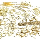 アクセサリー パーツ 金属アレルギー対応 サージカルステンレス316 セット 【ゴールド】 アクセサリーパーツ キット 23種300個 ハンドメイド ピアス 金具 基礎金具 手芸 材料 手作り 素材 手芸用品 アクセサリー材料