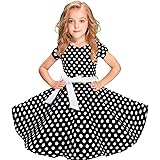 Amazon Co Jp キッズ ワンピース レジス プリンセス ドレス 子供服 女の子 水玉模様 スイング パーティードレス 可愛い レトロ 洋服 お姫様 フォーマルワンピース ガールズ ベビー服 通園 通学 写真撮影 学園祭 お宮参り 発表会 結婚式 誕生日 仮装 衣装 ファッション