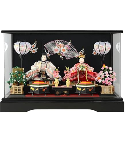 Amazon | 雛人形 秀光人形工房 オリジナル限定品 木目込十五人ケース