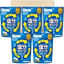 Amazon | カバヤ 塩分チャージタブレッツ スポーツドリンク味 81G×5袋