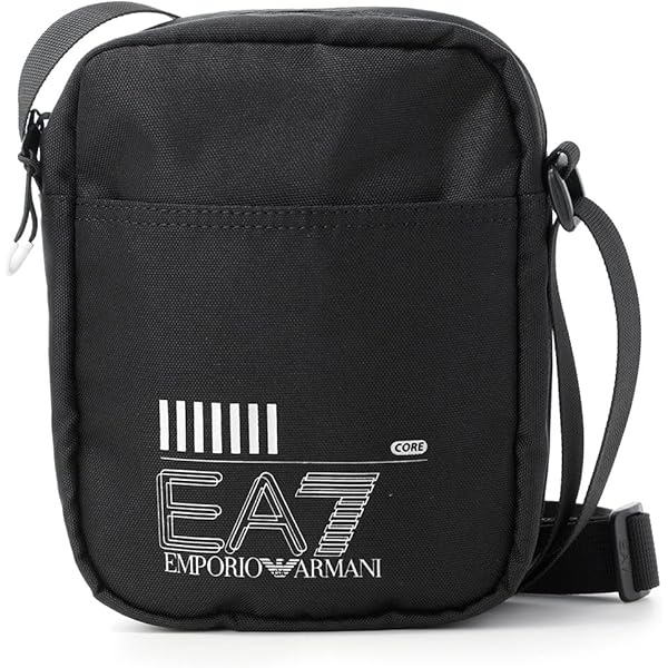 美品EMPORIO ARMANI EA7 ブラック ショルダーバッグ Amazon | [エンポリオアルマーニ] EA7 メンズ ショルダーバッグ