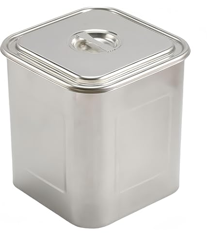 Amazon | 寸胴鍋 四角い 業務用 ステンレス寸胴鍋 大容量 6-28L 蓋付き