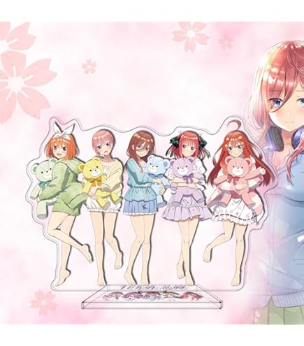 五等分の花嫁 ×シナモロール一花・二乃・三玖・四葉・五月　アクリルスタンド 五等分の花嫁 ×シナモロール一花・二乃・三玖・四葉・五月