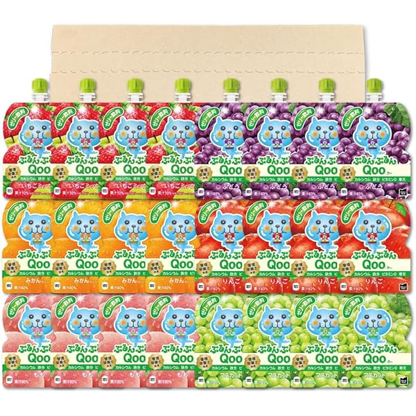 Amazon.co.jp: ミニッツメイド ぷるんぷるんQoo 全6種 各3個 計