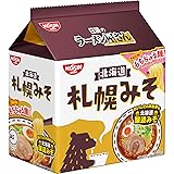 日清食品 日清のラーメン屋さん 札幌みそ (インスタントラーメン) 5食パック (440g) ×6個
