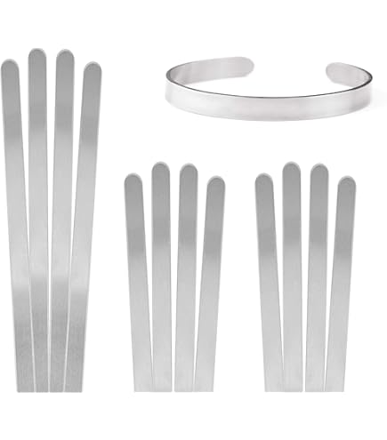 ImpressArt - Essential Bracelet Kit & Bending Bracelet Bar, Tool for bending metal stamping empty bracelets, cuffs, bracelets (including 8 bracelet blanks)... Essential Bracelet Kit