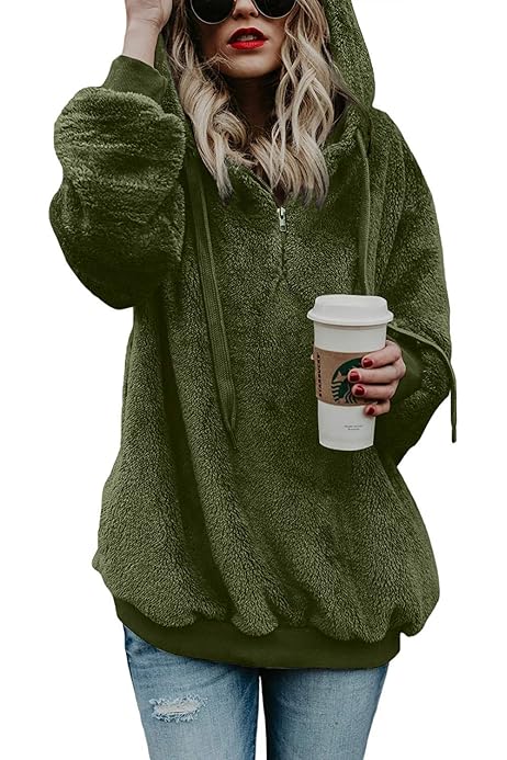 COCOLEGGINGS Women's Sherpa Pullover 