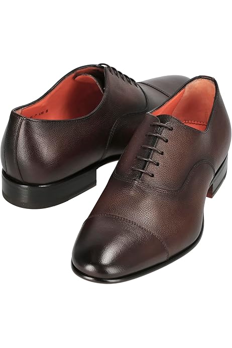 Amazon | [サントーニ] ビジネス ドレス シューズ プレーントゥ 革靴 