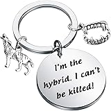 The Originals Inspired Jewelry I’m The Hybrid I Can’t Be Killed Keychain Team Klaus Always and Forever