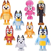 ◆新作◆新品◆正規品◆bluey ブルーイ 家族フィギュア パブロバ ブルーイ ブルーイなかよしフィギュアセット しゃしんだいすき