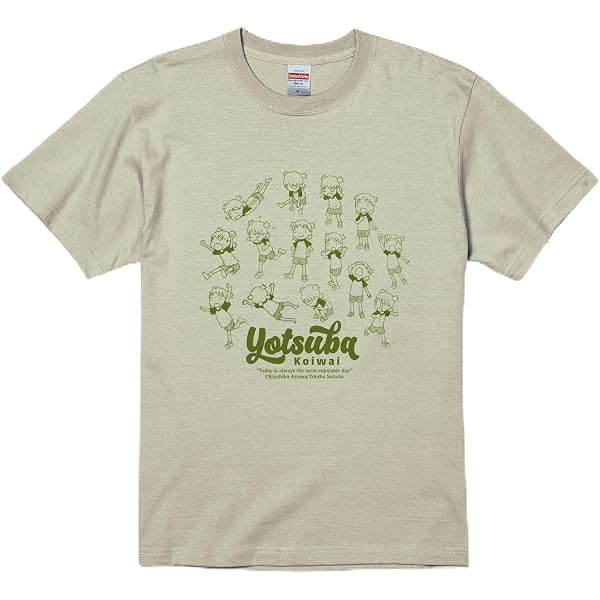 Amazon.co.jp: 「よつばと！」Tシャツ（ようこそ）size L : ホビー