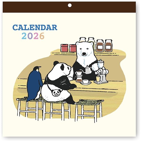 Amazon.co.jp: Suica's Penguin壁かけカレンダー2026 ([カレンダー