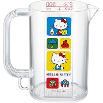 ハローキティ　お花キティ　カオハナ　1998年　メジャーカップ　計量カップ　当時 Amazon｜スケーター(Skater) メジャーカップ 500ml 計量カップ