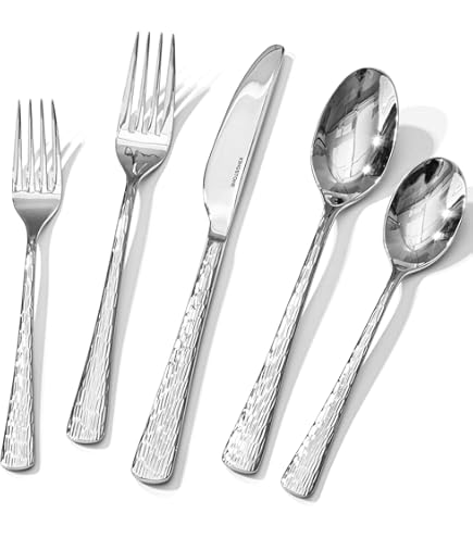 カトラリー　43本　ELLE PARIS cutlery Collection Cutlery 43-Piece ELLE PARIS Cutlery Collection : Amazon.sg: Home