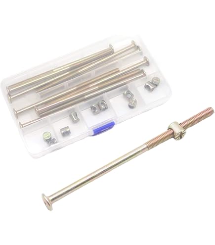 M8 X 45mm Carriage Bolt Kit, 8 Set Includes Washers And Nuts - Zinc Plated - View #4