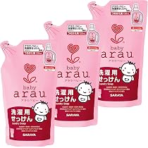 Amazon | arau. アラウベビー 洗濯用せっけん 詰替用 720ml×3個