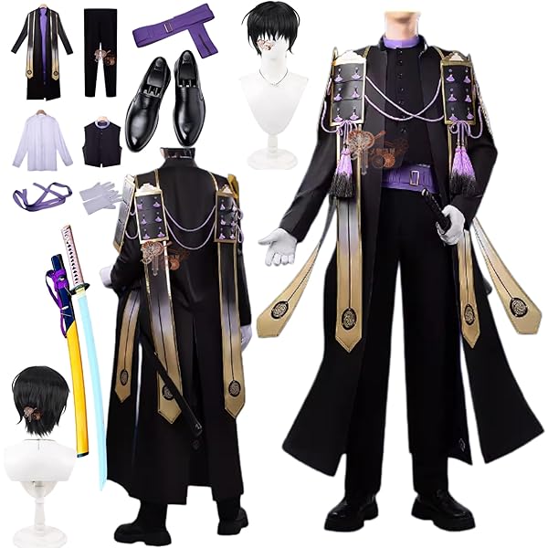 Amazon.co.jp: アニメ物語屋 刀剣乱舞ONLINE「安宅切」コスプレ衣装