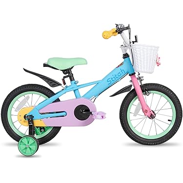 子供用自転車 bikke 16インチ ブルーグレー 補助輪、ヘルメット、オマケ付 16インチ 身長95～110cm 子供用自転車 フォルクスワーゲン BMX