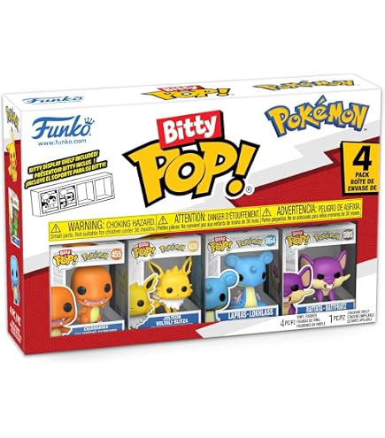 Amazon.co.jp: Funko Pop! Bitty:ポケモン - ニガメ イーブイ グロウス