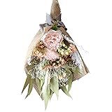 Sakuya(咲屋) スワッグ プリザーブドフラワー ドライフラワーブーケ フラワー 花束 ヌーディー