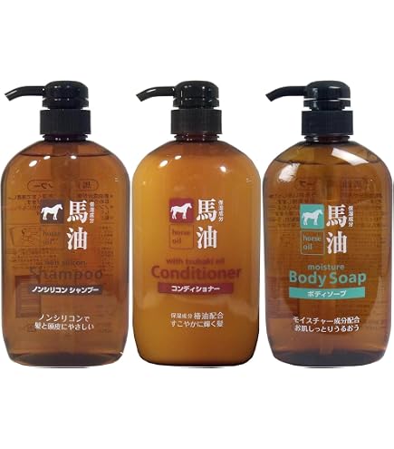 Amazon | ジュン・コスメティック 馬油シャンプー1000ml+