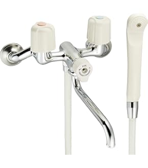 Amazon | SANEI(サンエイ) ツーバルブシャワー混合栓 ホース長さ