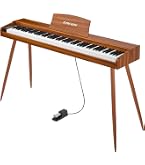 IKTMI 88鍵電子ピアノ ナチュラル Amazon.co.jp: IKTMI Electronic Piano, 88 Keys Wooden Keyboard