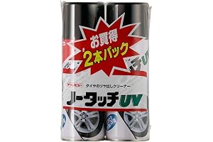 イチネンケミカルズ(Ichinen Chemicals) 車用 タイヤ艶出し&クリーナー クリンビュー ノータッチUV(2本パック) 370ml×2 23511