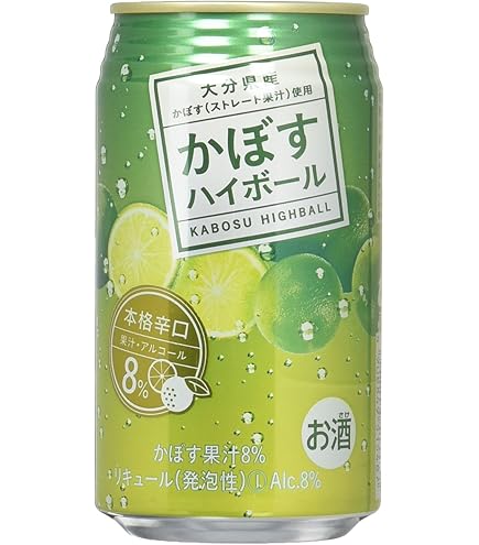 Amazon.co.jp: かぼすハイボール340ml≪大分県産のかぼすストレート
