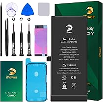 Apple iPhone 12 mini 本体 バッテリー97% Amazon | iPower for iPhone 12mini バッテリー 互換 大容量