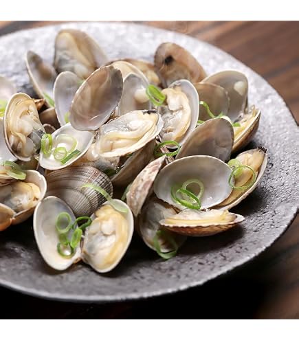 Amazon.co.jp: 築地魚群 殻付あさり500g : 食品・飲料・お酒