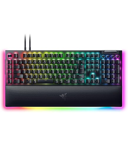 Amazon | Razer BlackWidow V4 Pro - ゲーミングキーボードオレンジ