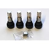 太平洋工業 .PACIFIC TR413S 純正スリーブ付 ４個セット (予備キャップ１個付）チューブレスバルブ スナップインバルブ