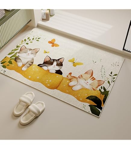 Amazon｜RIPNDIP リップンディップ Go Away Rug ラグ 玄関マット 猫