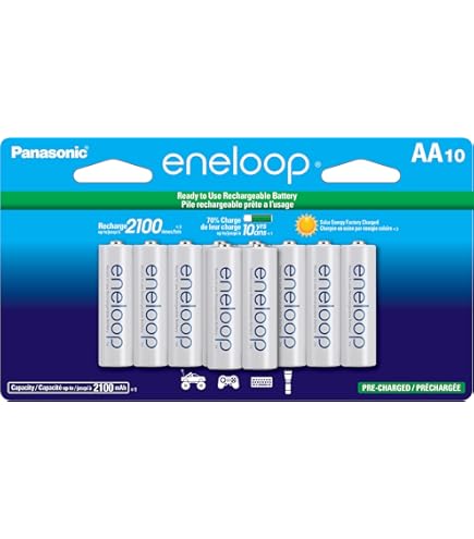 IMREN 1.2V AA Rechargeable Batteries 2000mAh - 8 Pack High Performance NiMH Batteries For Electronics