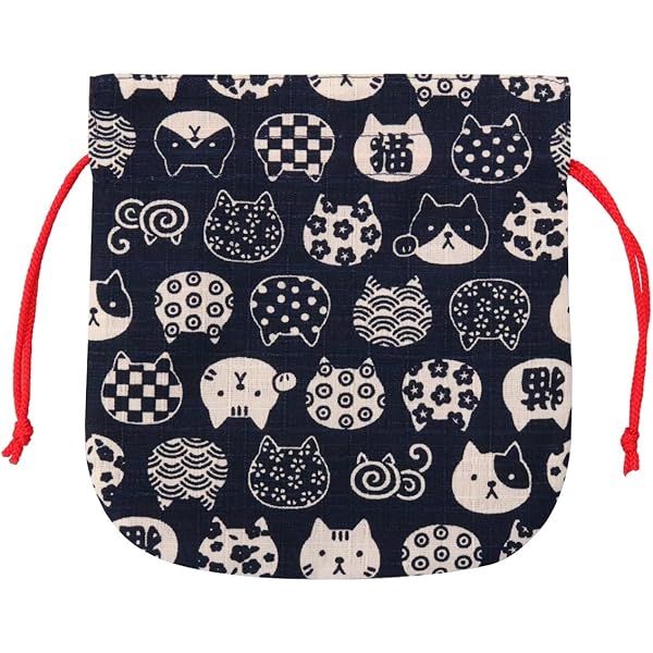 Amazon | コーラルアンドタスク CORAL&TUSK 巾着 ポーチ 小物入れ ねこ