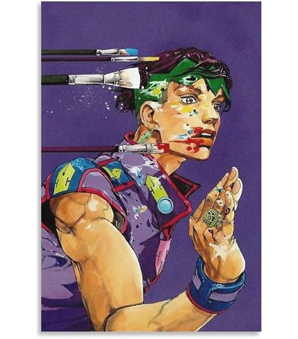 ジョジョの奇妙な冒険　絵画 Amazon.co.jp: ジョジョの奇妙な冒険 油絵 素晴らしい絵画 ポスター