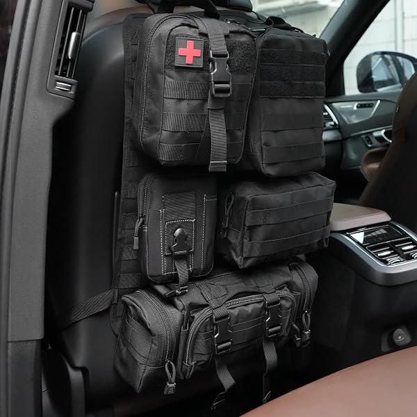 MAIKER OFF ROAD シートオーガナイザー ブラック　タクティカル Amazon.co.jp: MAIKER OFF ROAD ユニバーサル タクティカル 車両シート