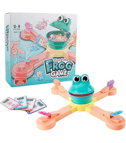 Amazon.co.jp: 2 ブレインブロードゲーム - 小さなカエルを投げて餌を