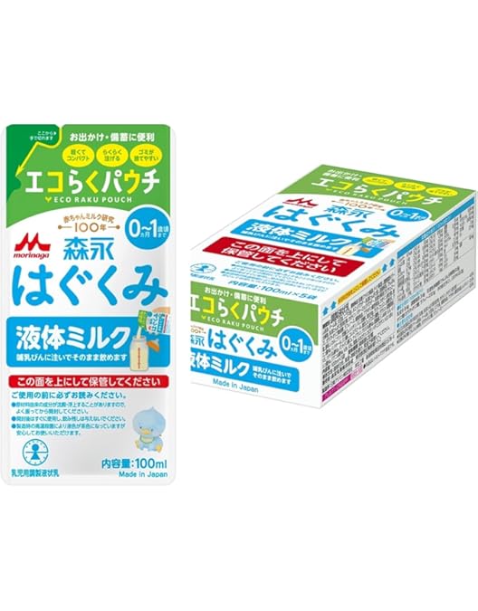 はぐくみ 9箱＋スティックタイプ1箱 Amazon.co.jp: 【セット買い】森永 はぐくみ 液体ミルク エコらく