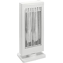 Amazon 900W カーボンヒーター 電気ストーブ 首振り ホワイト Amazon | Amazonベーシック 900 W カーボンヒーター 電気