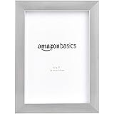 Amazonベーシック フォトフレーム 2L判サイズ対応 ニッケル 長方形 2点セット 17.8cmx12.7cm
