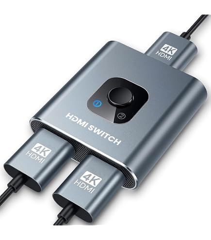 Amazon.co.jp: HDMI切替器、GANA HDMI分配器 双向セレクター 1入力2