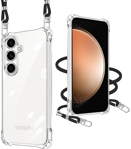 Amazon.co.jp: Galaxy S23 FE ケース クリア ショルダー Galaxy