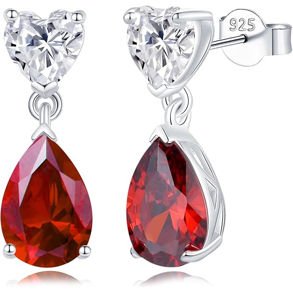 Amazon | One&Only Jewellery 【鑑別書付】 2ct 天然 ルビー ハート 