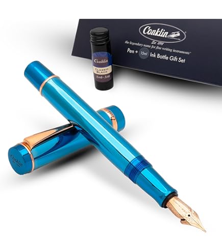 Amazon | Conklin Mark Twain クレセントフィラー 万年筆 - ビンテージ