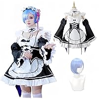 Amazon.co.jp: [乃宇撮] リゼロ コスプレ 豪華版 レム コスプレ衣装
