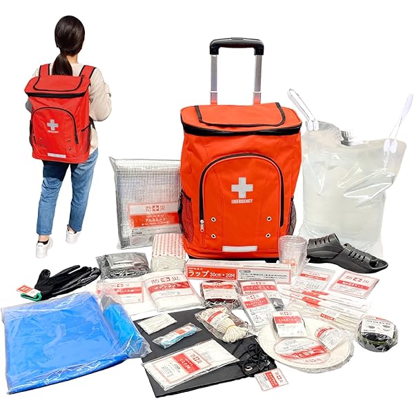 Amazon｜【リュック単品販売/Lサイズ】 非常用持ち出し袋 ラピタ